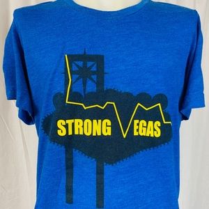 Canvas Bella Women's Blue Strong Vegas Size Small